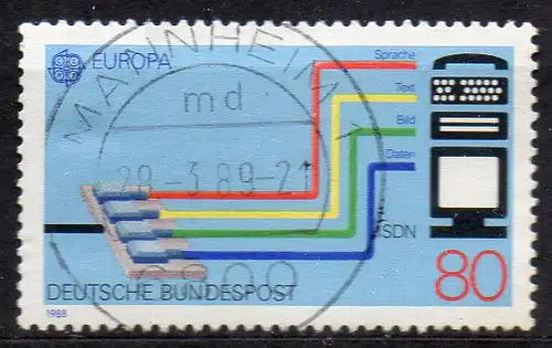 BRD, Mi-Nr. 1368 gest., Europa CEPT 1988