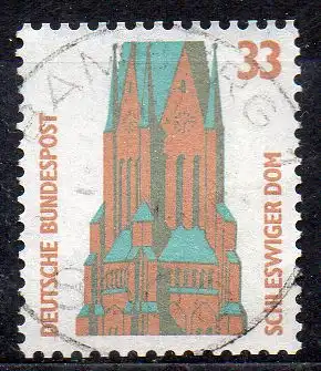 BRD, Mi-Nr. 1399 gest., Sehenswürdigkeiten - St. Petri-Dom, Schleswig