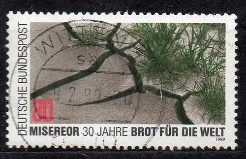 BRD, Mi-Nr. 1404 gest., 30 Jahre Misereor