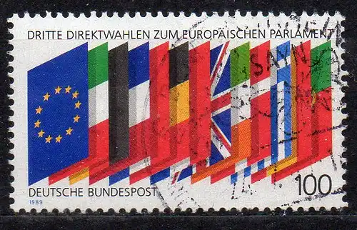 BRD, Mi-Nr. 1416 gest., 3. Direktwahlen zum Europäischen Parlament