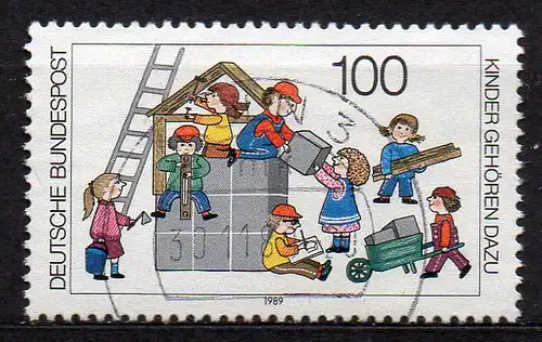 BRD, Mi-Nr. 1435 gest., \"Kinder gehören dazu\"