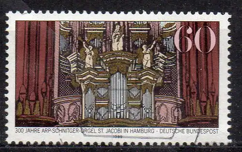 BRD, Mi-Nr. 1441 gest., Arp-Schnitger-Orgel 