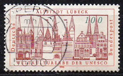 BRD, Mi-Nr. 1447 gest., Altstadt Lübeck