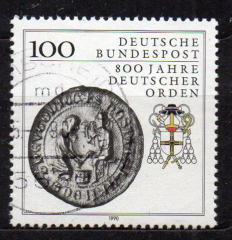 BRD, Mi-Nr. 1451 gest., 800 Jahre Deutscher Orden