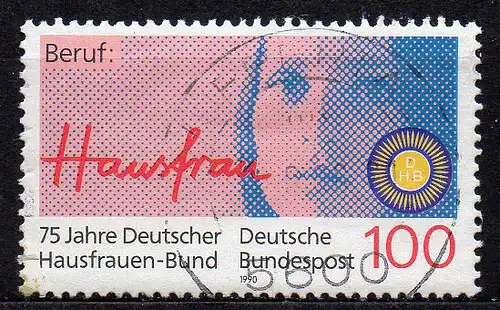 BRD, Mi-Nr. 1460 gest., 75 Jahre Deutscher Hausfrauen-Bund