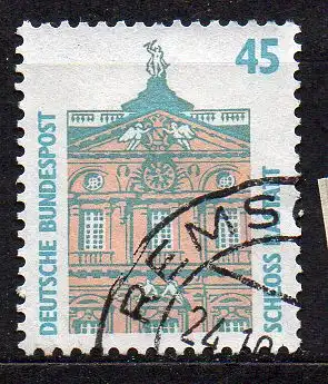 BRD, Mi-Nr. 1468 gest., DS Sehenswürdigkeiten - Schloss Rastatt