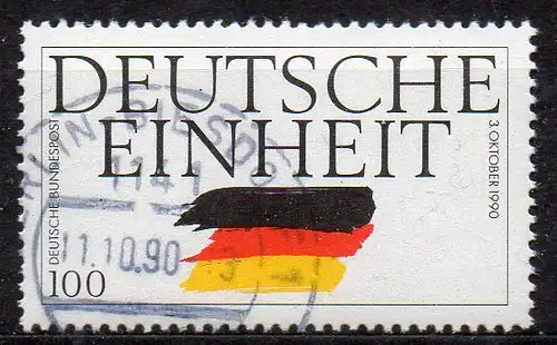 BRD, Mi-Nr. 1478 gest., Deutsche Einheit