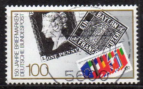 BRD, Mi-Nr. 1479 gest., 150 Jahre Briefmarken