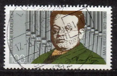 BRD, Mi-Nr. 1529 gest., Max Reger