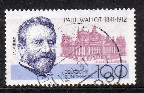 BRD, Mi-Nr. 1536 gest., Paul Wallot