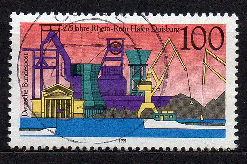 BRD, Mi-Nr. 1558 gest., Rhein-Ruhr-Hafen Duisburg