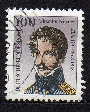 BRD, Mi-Nr. 1560 gest., aus Block 25, Theodor Körner