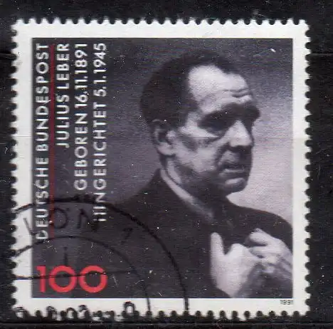 BRD, Mi-Nr. 1574 gest., Julius Leber