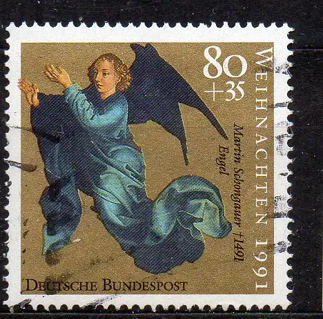 BRD, Mi-Nr. 1580 gest., Weihnachten 1991