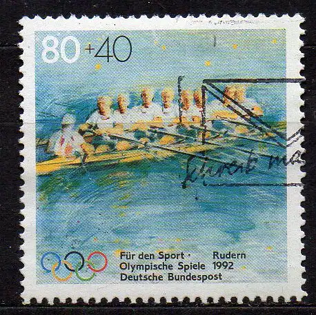BRD, Mi-Nr. 1593 gest., Sporthilfe 1992