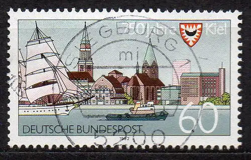 BRD, Mi-Nr. 1598 gest., 750 Jahre Stadt Kiel