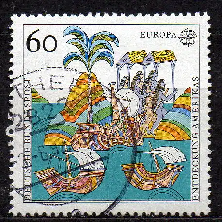 BRD, Mi-Nr. 1608 gest., Europa CEPT 1992