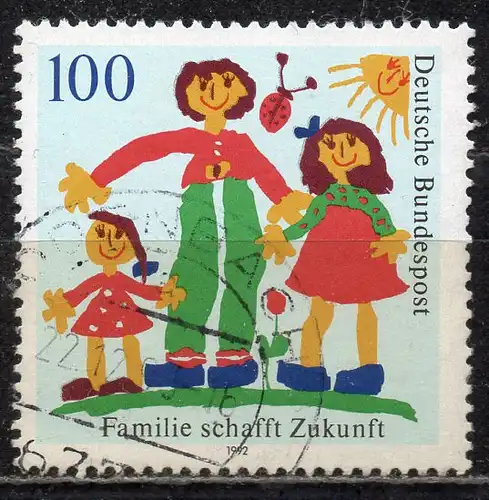 BRD, Mi-Nr. 1621 gest., Familie schafft Zukunft