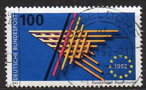 BRD, Mi-Nr. 1644 gest., Europäischer Binnenmarkt