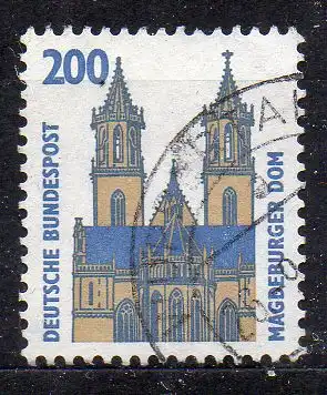 BRD, Mi-Nr. 1665 gest., DS Sehenswürdigkeiten - Magdeburger Dom