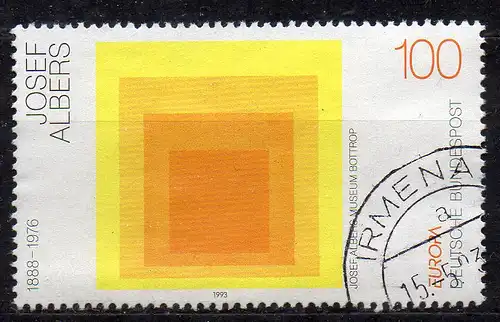 BRD, Mi-Nr. 1674 gest., Europa 1993 - Zeitgenössische Kunst