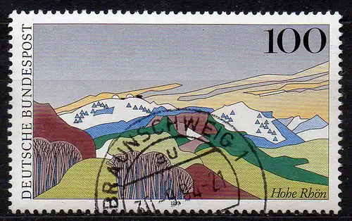 BRD, Mi-Nr. 1686 gest., Bilder aus Deutschland - Wasserkuppe Hohe Rhön