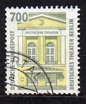 BRD, Mi-Nr. 1691 gest., DS Sehenswürdigkeiten - Deutsches Theater Berlin