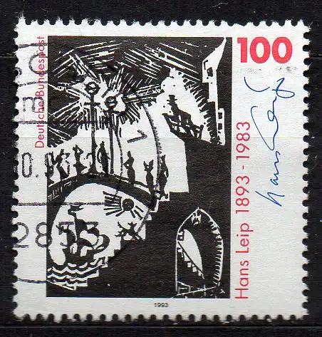 BRD, Mi-Nr. 1694 gest., Hans Leip