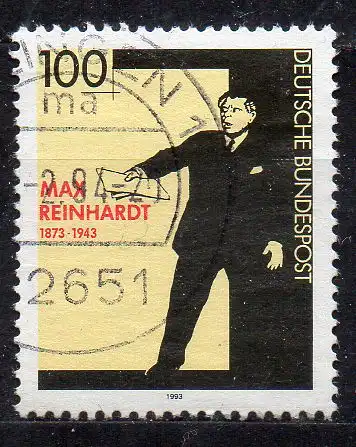 BRD, Mi-Nr. 1703 gest., Max Reinhardt