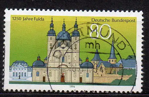 BRD, Mi-Nr. 1722 gest., 1250 Jahre Fulda