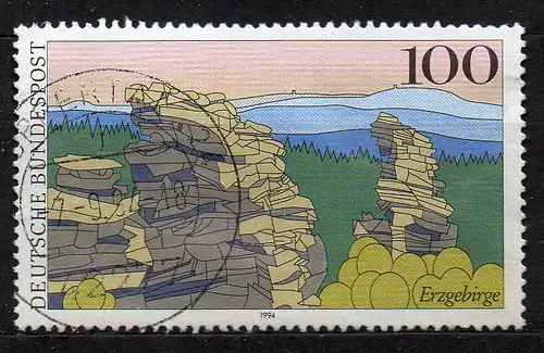 BRD, Mi-Nr. 1743 gest., Bilder aus Deutschland - Erzgebirge