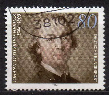 BRD, Mi-Nr. 1747 gest., Johann Gottfried Herder