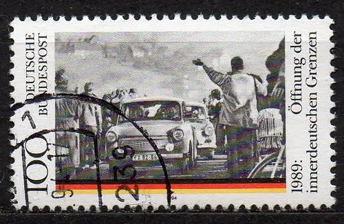BRD, Mi-Nr. 1769 gest., 5. Jahrestag der Öffnung der innerdeutschen Grenzen
