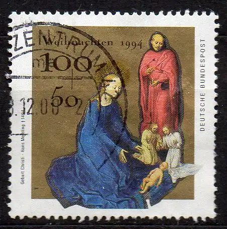 BRD, Mi-Nr. 1771 gest., Weihnachten 1994