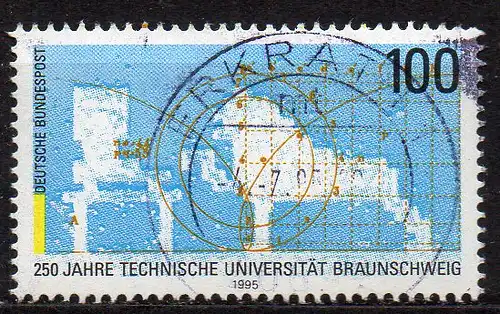 BRD, Mi-Nr. 1783 gest., 250 Jahre Technische Universität Carolo-Wilhelmina Braunschweig