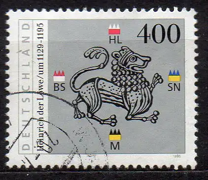 BRD, Mi-Nr. 1805 gest., 800. Todestag von Heinrich dem Löwen