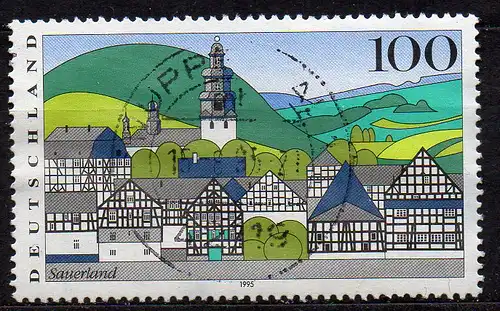 BRD, Mi-Nr. 1810 gest., Bilder aus Deutschland - Sauerland