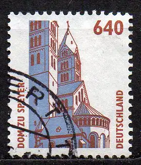 BRD, Mi-Nr. 1811 gest., DS Sehenswürdigkeiten - Dom zu Speyer