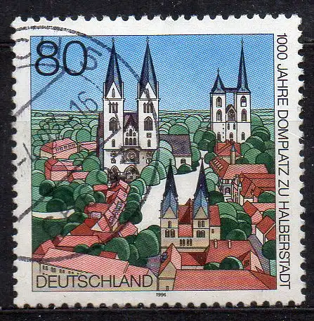 BRD, Mi-Nr. 1846 gest., 1000 Jahre Domplatz zu Halberstadt