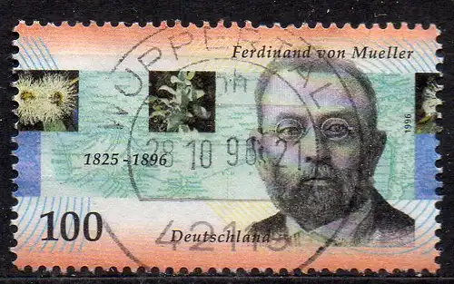 BRD, Mi-Nr. 1889 gest., Freiherr Sir Ferdinand von Mueller