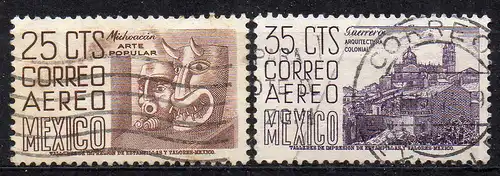 Mexiko, Mi-Nr. 1024 + 1026 gest.,