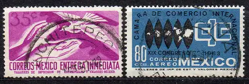 Mexiko, Mi-Nr. 1069 + 1134 gest.,