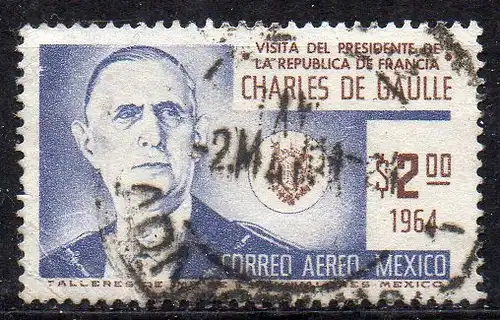 Mexiko, Mi-Nr. 1167 gest., Charles de Gaulle