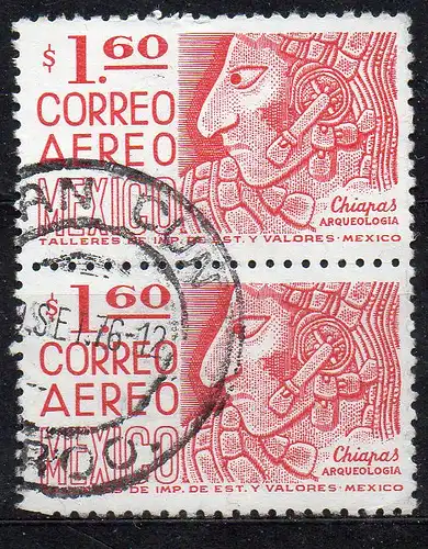 Mexiko, Mi-Nr. 1448 x gest., senkrechtes Paar