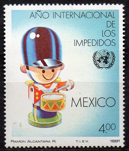Mexiko, Mi-Nr. 1752 **, Jahr der Behinderten