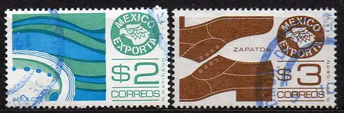 Mexiko, Mi-Nr. 1782 A x III + 1783 A a x gest., 
