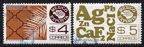 Mexiko, Mi-Nr. 1784 A x + 1785 x A a gest., 