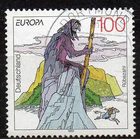 BRD, Mi-Nr. 1916 gest., Europa 1997 - Sagen und Legenden