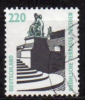 BRD, Mi-Nr. 1936 gest., DS Sehenswürdigkeiten - Brühlsche Terrasse Dresden