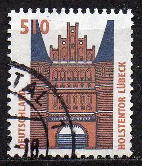 BRD, Mi-Nr. 1938 gest., DS Sehenswürdigkeiten - Holstentor Lübeck
